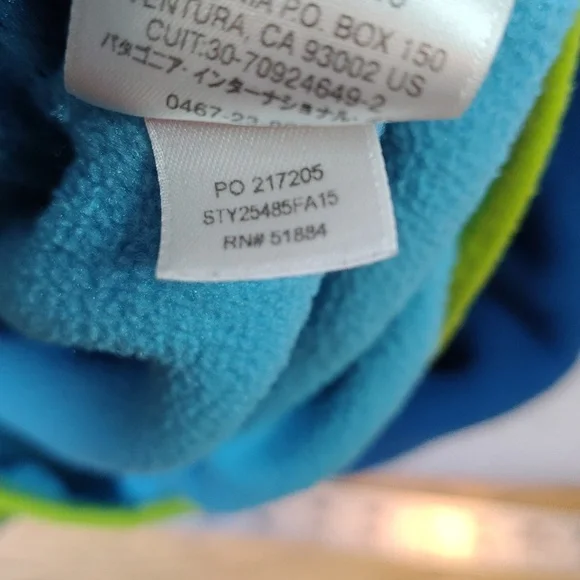 Patagonia Synchilla Fleece Sweater Jacket Womens Medium Teal Full Zip Retro - Picture 9 of 10